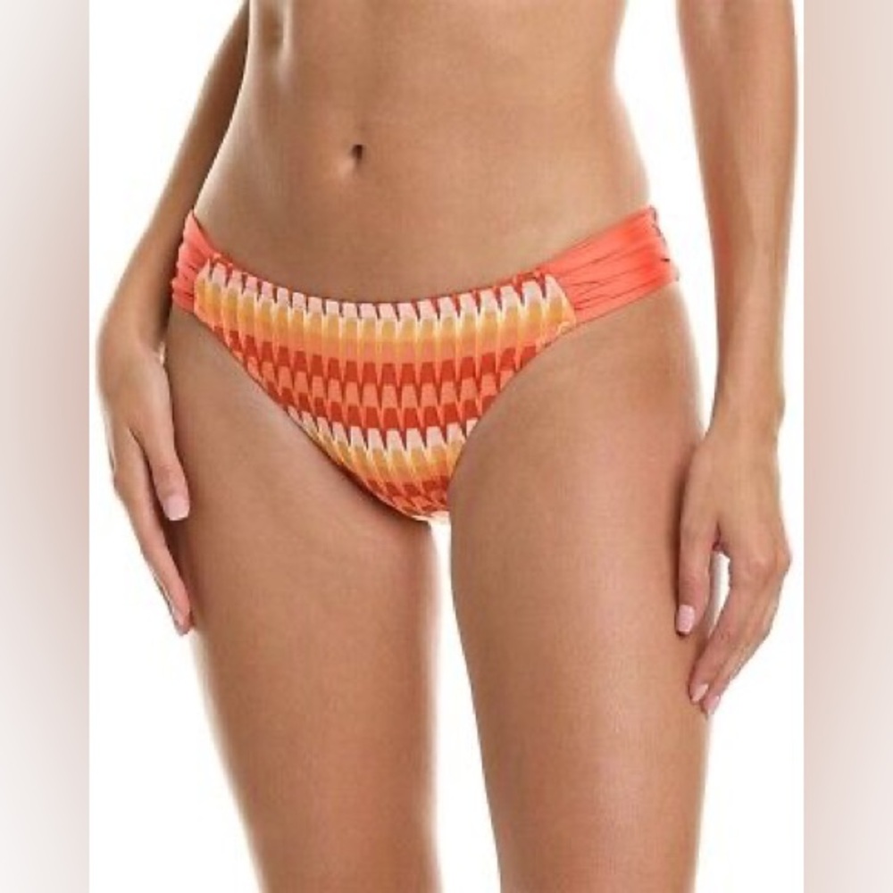 Trina Turk Sunray Tab Hipster Bikini Bottoms in Multicolor Women's US 6 NWT